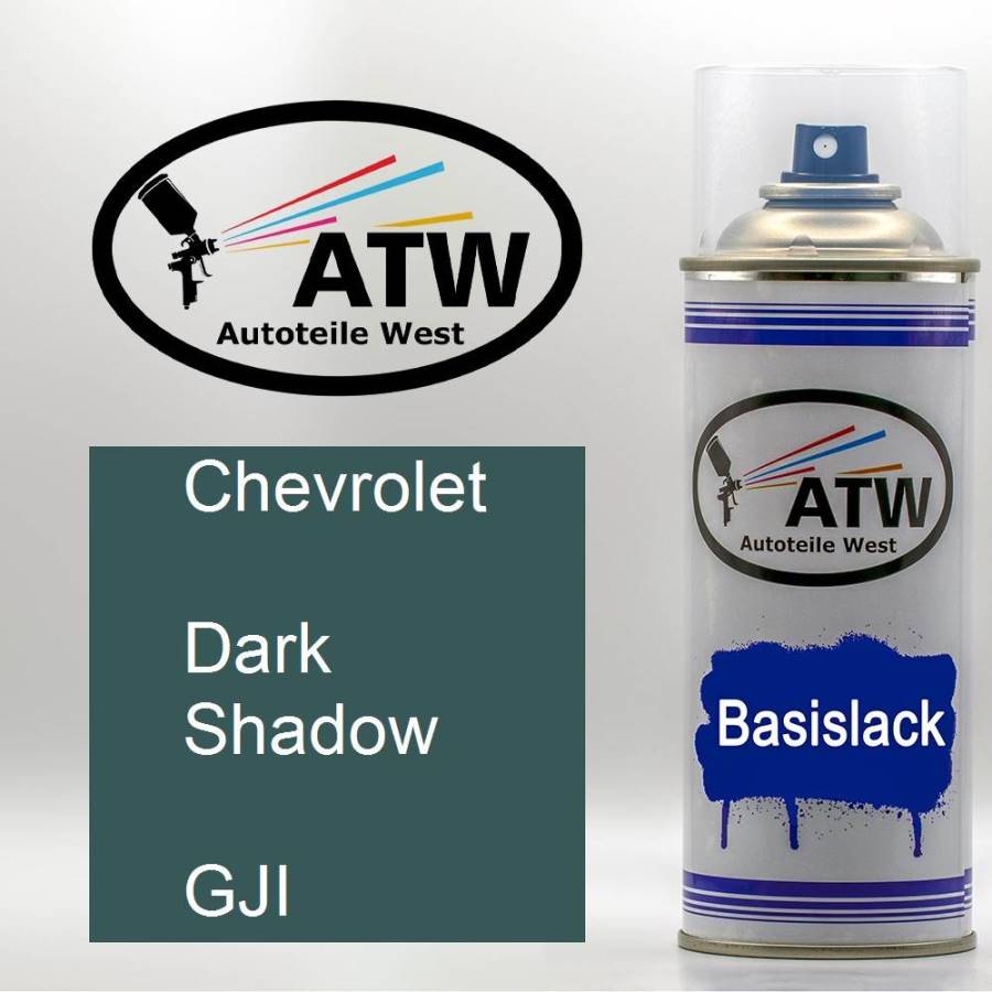 Chevrolet, Dark Shadow, GJI: 400ml Sprühdose, von ATW Autoteile West.